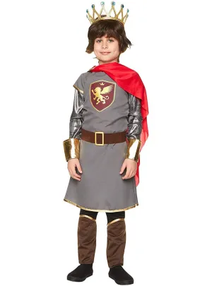 King Arthur Boys Medieval Fancy Dress Costume