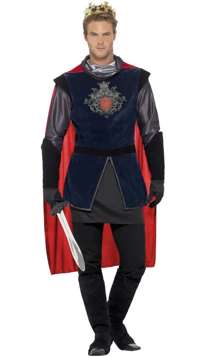 King Arthur Deluxe Mens Fancy Dress Costume