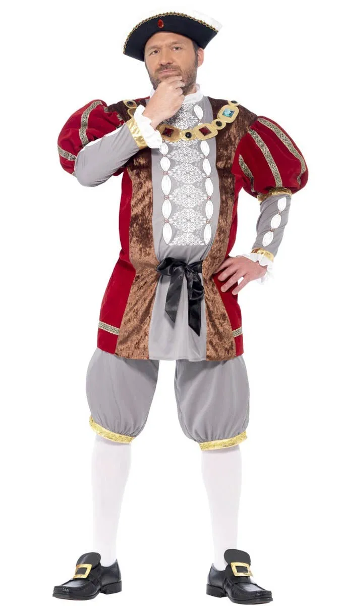 King Henry VIII Deluxe Mens Renaissance Costume