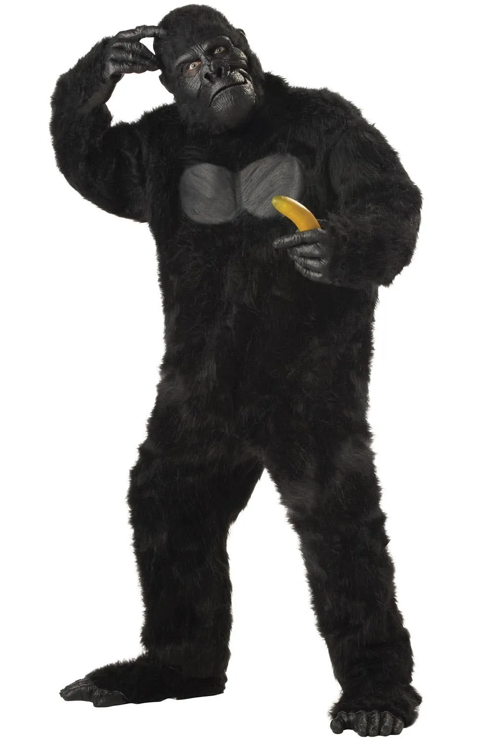 King Kong Black Gorilla Adults Fancy Dress Costume