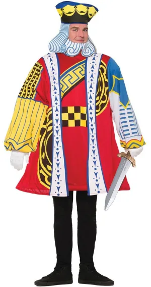 King Of Cards Mens Fancy Dress Costume