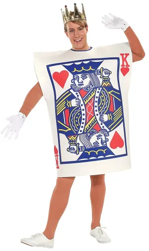 King Of Hearts Mens Playing Card Costume