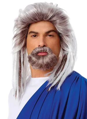 King of the Sea Poseidon Beard and Wig Set
