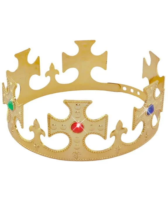 Kings Gold Crown Costume Accessory