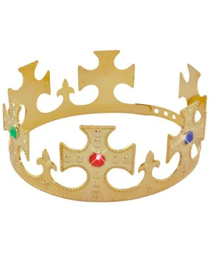 Kings Gold Crown Costume Accessory