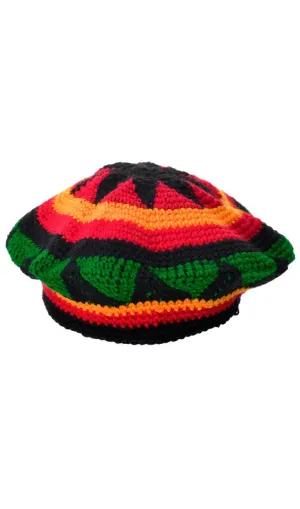 Knitted Jamaican Rasta Costume Hat
