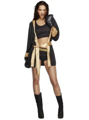 Knockout Womens Sexy Boxer Costume