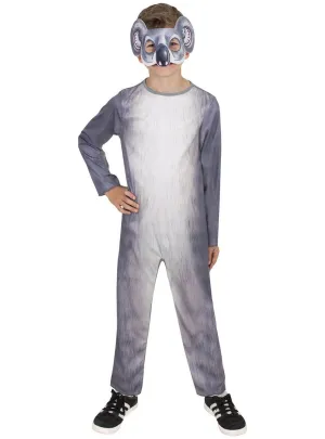 Koala Boys Grey Animal Onesie Book Week Costume