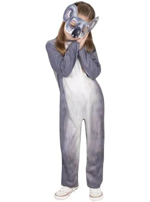 Koala Grey Animal Onesie Girls Book Week Costume