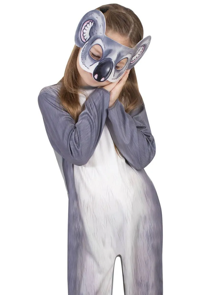 Koala Grey Animal Onesie Girls Book Week Costume