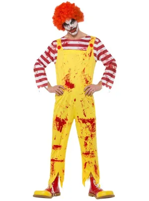 Kreepy Killer Clown Mens Halloween Costume