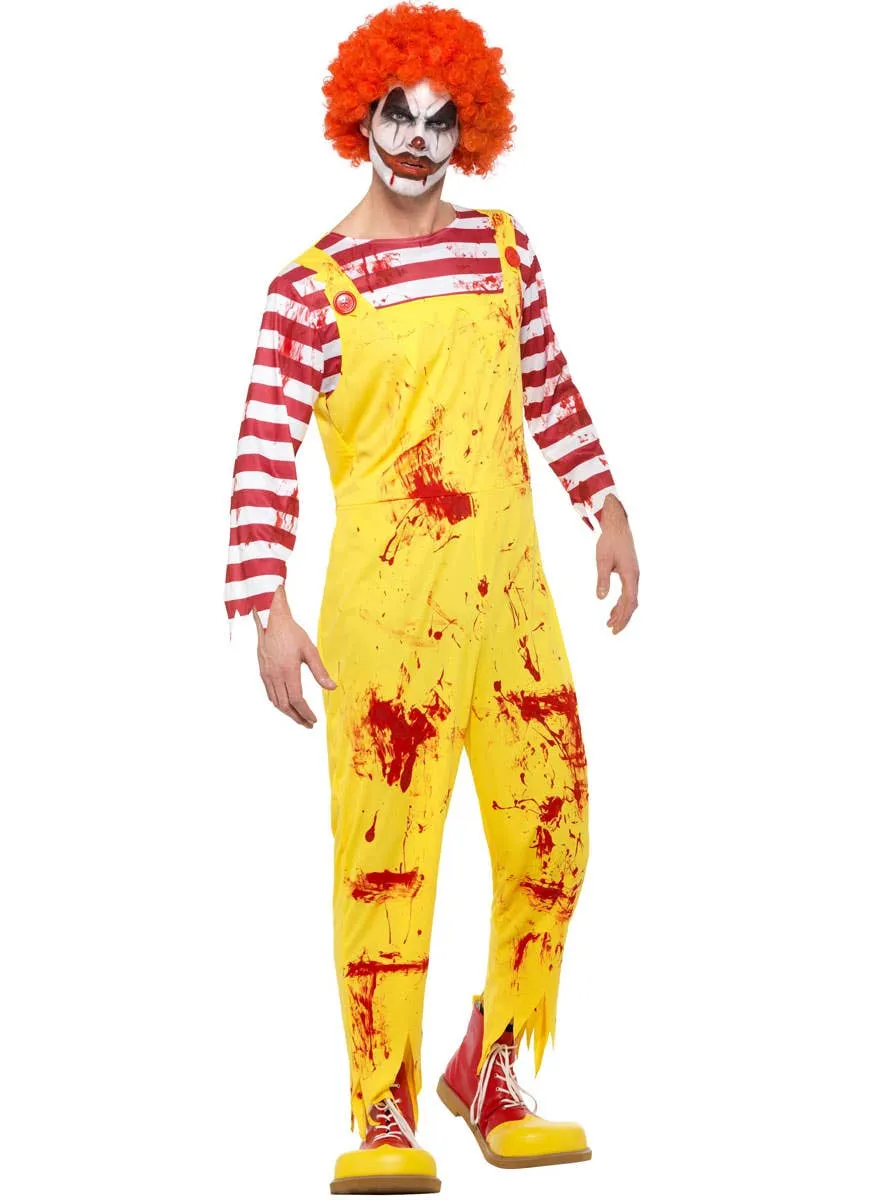 Kreepy Killer Clown Mens Halloween Costume