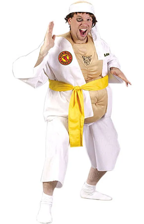 Kung Fu Lou Mens Funny Karate Costume
