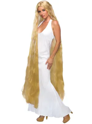 Lady Godiva Ultra Long Blonde Womens Costume Wig