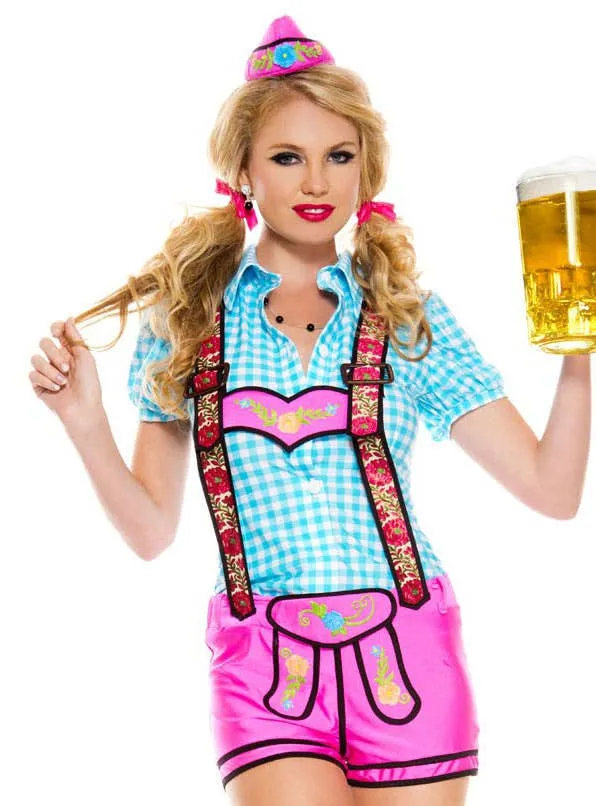 Lady Lederhosen Sexy Womens Oktoberfest Costume