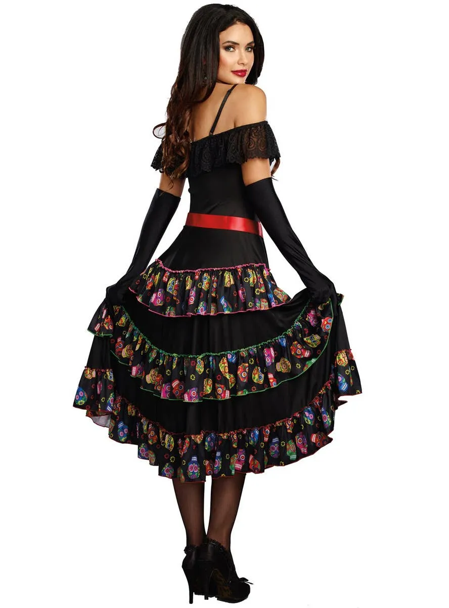 Lady of the Dead Deluxe Womens Sugar Skull Costume