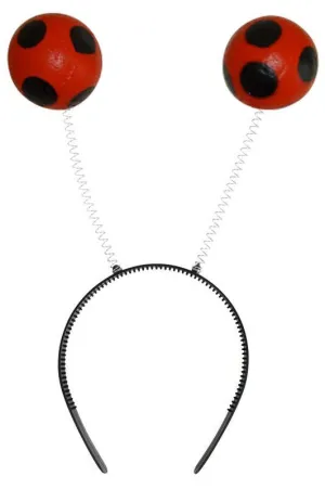 Ladybug Red and Black Head Bopper Accessory