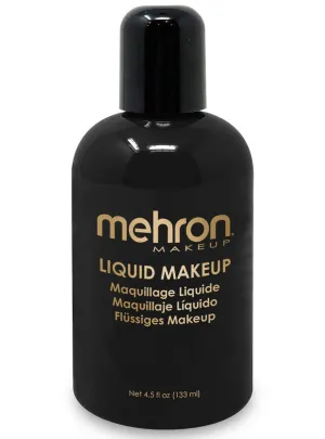 Large 133ml Mehron Black Liquid Makeup