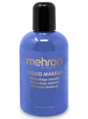 Large 133ml Mehron Blue Liquid Makeup