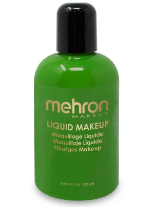 Large 133ml Mehron Green Liquid Makeup