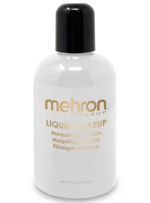 Large 133ml Mehron White Liquid Makeup