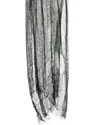 Large 200x120cm Black Netted Gauze Halloween Decoration