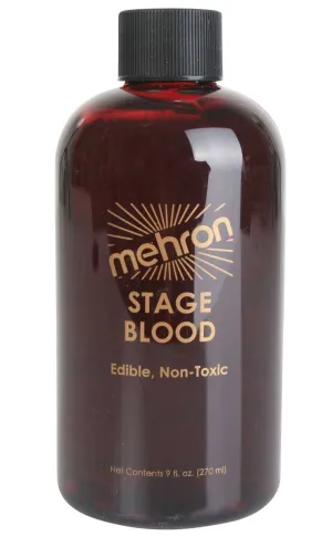 Large 270ml Bright Arterial Syrup Based Mehron Stage Blood