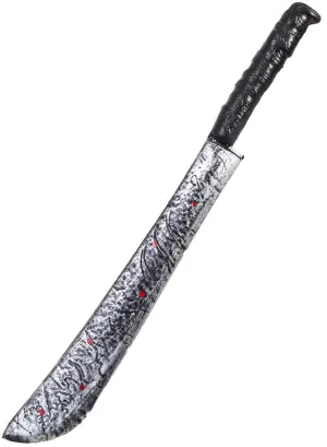 Large 75cm Blood Splattered Machete Costume Weapon