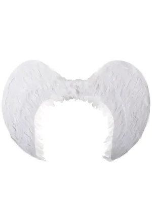 Large 84cm White Feather Holy Angel Wings