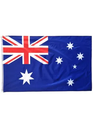 Large 90cm x 150cm Australian Flag with Eyelets