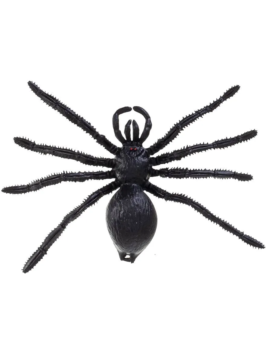 Large Black 20cm Spider Halloween Decoration