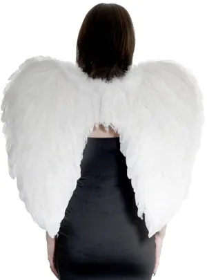 Large White Feather Angel Costume Wings