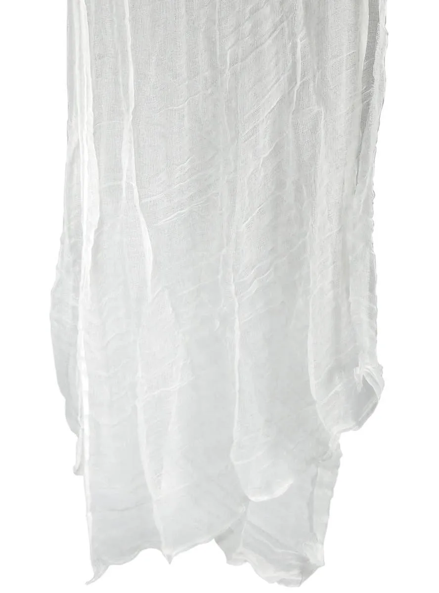 Large White Netted Gauze Halloween Decoration
