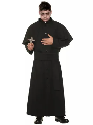 Last Rights Priest Mens Fancy Dress Costume