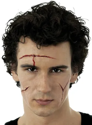 Latex Injury Cut Special FX Prosthetic Set