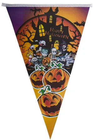Laughing Pumpkins Hanging Halloween Bunting Decoration