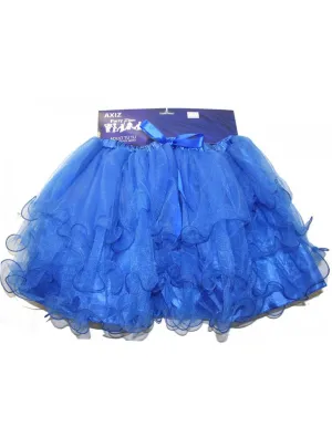 Layered Womens Royal Blue Costume Tutu