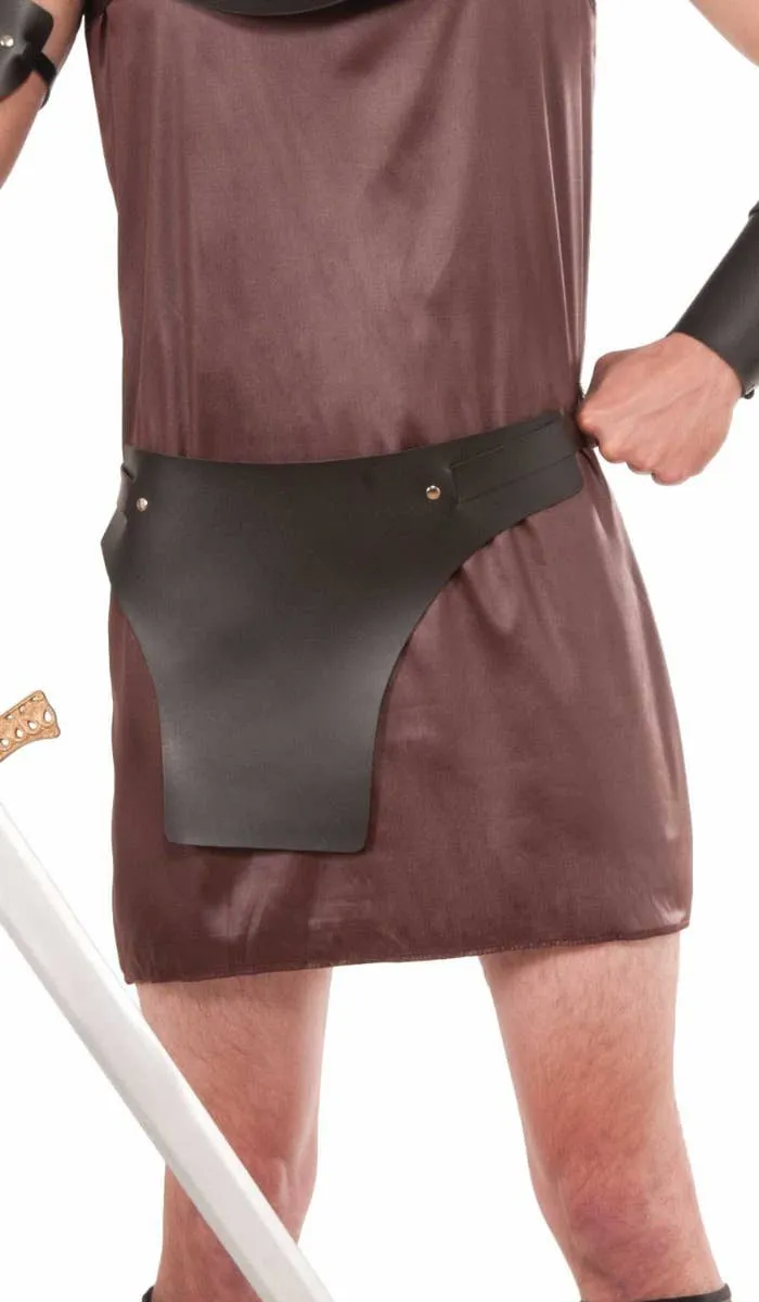 Leather Look Brown Medieval Belt Costume Accessory