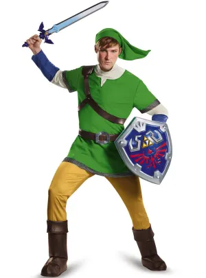 Legend of Zelda Mens Deluxe Link Costume