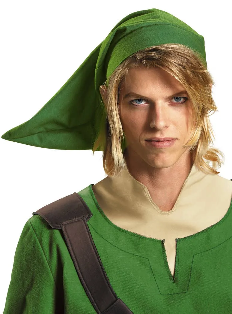 Legend of Zelda Mens Green Link Costume Hat