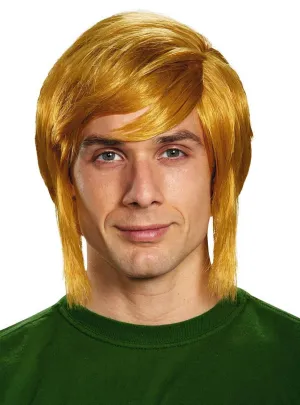 Legend of Zelda Mens Short Blonde Link Costume Wig