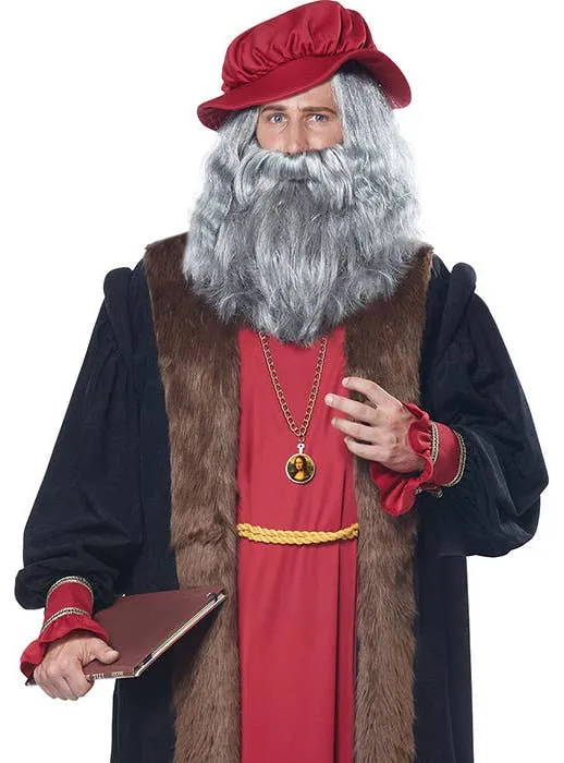 Leonardo Da Vinci Mens Fancy Dress Costume
