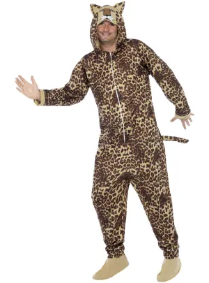 Leopard Mens Animal Costume Onesie