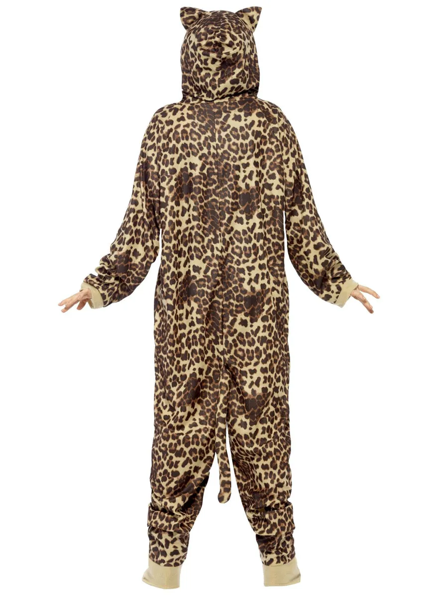 Leopard Mens Animal Costume Onesie