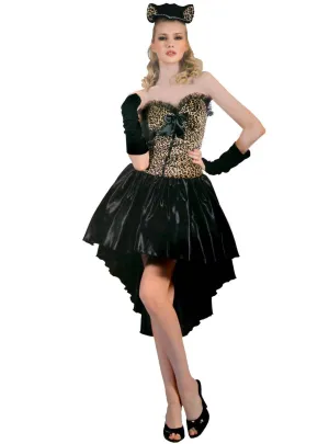 Leopard Print Kitty Womens Burlesque Costume