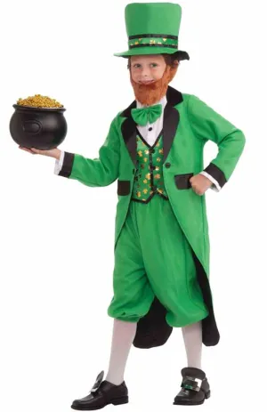 Leprechaun Boys Fancy Dress Costume