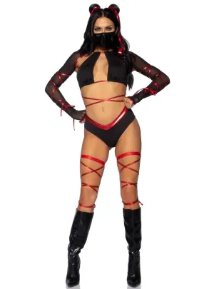 Lethal Ninja Womens Sexy Fancy Dress Costume