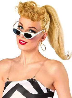 Licensed 1959 Barbie Glasses and Earrings Set