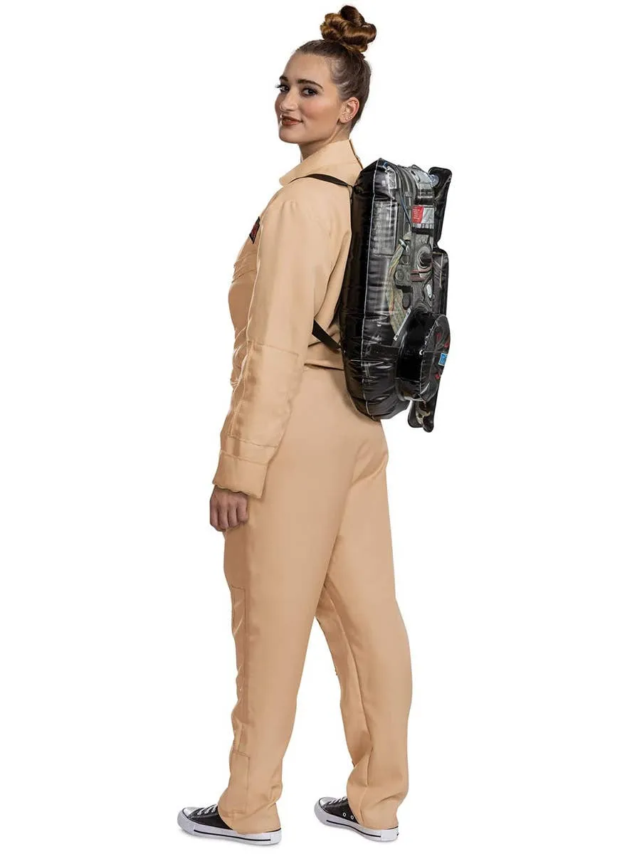 Licensed 80s Ghostbuster Womens Deluxe Jumpsuit Costume