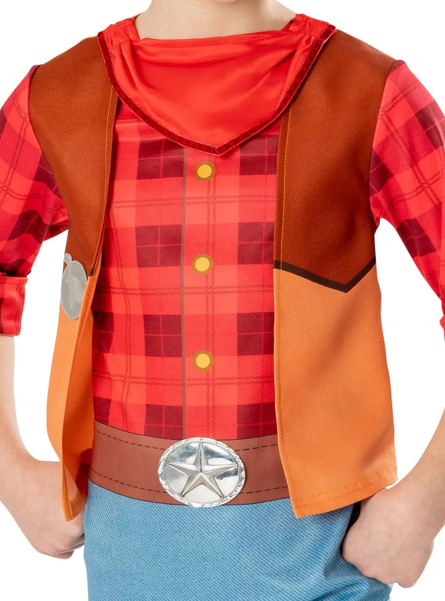 Licensed Disney Dino Ranch Boys Jon Character Costume